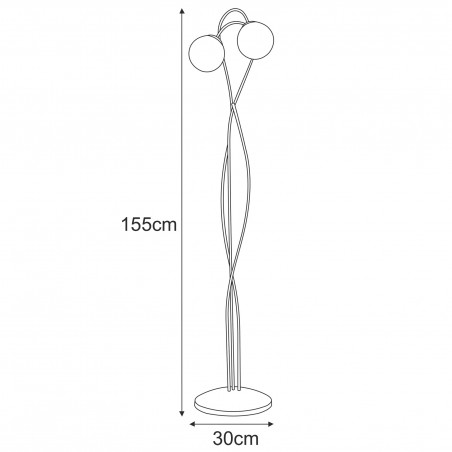 NOWOŚĆ Lampa podłogowa K-5353 z serii NELA Kaja
