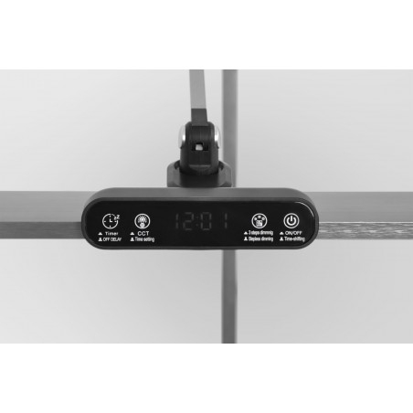 NOWOŚĆ Lampka biurkowa K-BL1321 GRAFIT z serii ARES Kaja