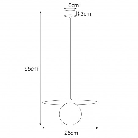 NOWOŚĆ Lampa wisząca K-5436 z serii ROBIN Kaja