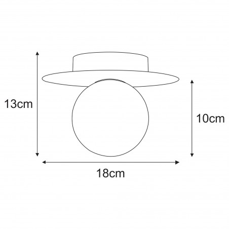 NOWOŚĆ Lampa sufitowa K-5442 z serii ROBIN Kaja