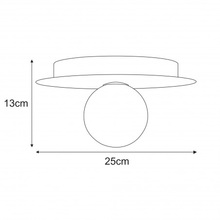 NOWOŚĆ Lampa sufitowa K-5448 z serii ROBIN Kaja