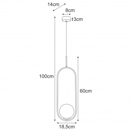 NOWOŚĆ Lampa wisząca K-5391 z serii RITUS Kaja