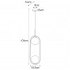 NOWOŚĆ Lampa wisząca K-5397 z serii SVEN Kaja