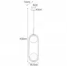NOWOŚĆ Lampa wisząca K-5397 z serii SVEN Kaja