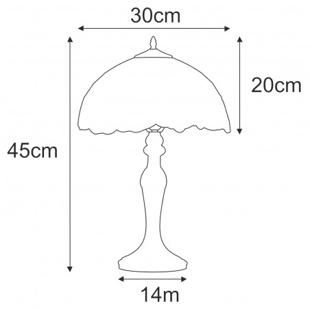 NOWOŚĆ Lampka stołowa K-G12835 z serii ROSE Kaja