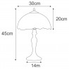 NOWOŚĆ Lampka stołowa K-G12814 z serii SUNFLOWER Kaja
