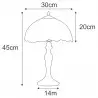 NOWOŚĆ Lampka stołowa K-G12814 z serii SUNFLOWER Kaja