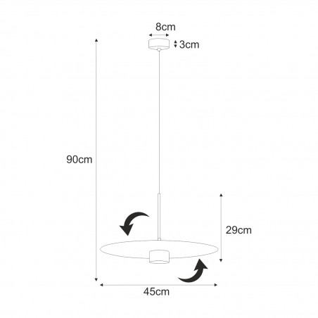 NOWOŚĆ Lampa wisząca K-5457 z serii BURGAS Kaja