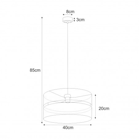 NOWOŚĆ Lampa wisząca K-5501 z serii MALAVI Kaja