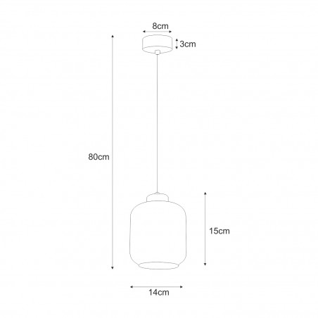 NOWOŚĆ Lampa wisząca K-5510 z serii IGA Kaja