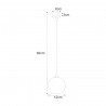 NOWOŚĆ Lampa wisząca K-5555 z serii DORI Kaja