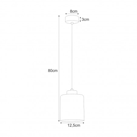 NOWOŚĆ Lampa wisząca K-5525 z serii LUNA Kaja