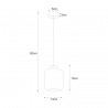 NOWOŚĆ Lampa wisząca K-5515 z serii PIEGA Kaja