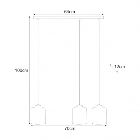 NOWOŚĆ Lampa wisząca K-5570 z serii SORO Kaja