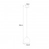 NOWOŚĆ Lampa wisząca K-5605 z serii TULA Kaja