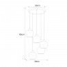 NOWOŚĆ Lampa wisząca K-5607 z serii TULA Kaja