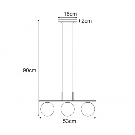 NOWOŚĆ Lampa wisząca K-5682 z serii AURA Kaja