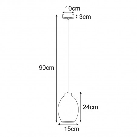 NOWOŚĆ Lampa wisząca K-5720 z serii BALBO Kaja