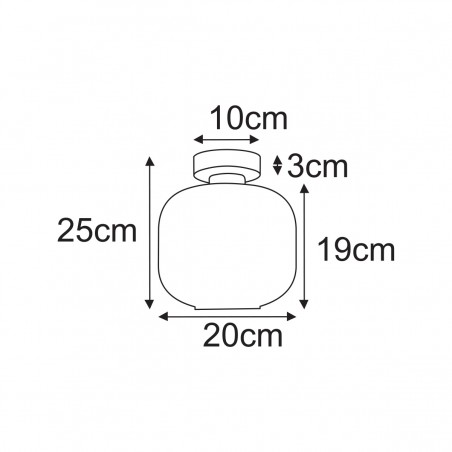 NOWOŚĆ Lampa sufitowa K-5662 z serii CAMPO Kaja
