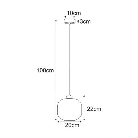 NOWOŚĆ Lampa wisząca K-5650 z serii CLARK Kaja