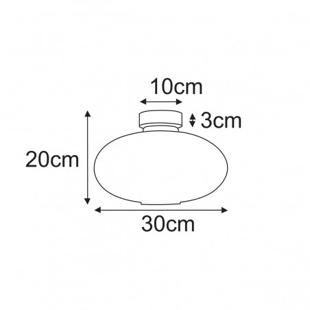 NOWOŚĆ Lampa sufitowa K-5674 z serii DROP Kaja