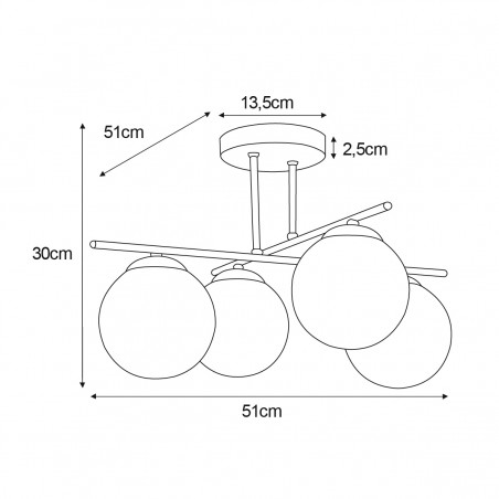 NOWOŚĆ Lampa wisząca K-5783 z serii FELIX Kaja