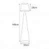NOWOŚĆ Lampa podłogowa K-5817 z serii LIVIA Kaja