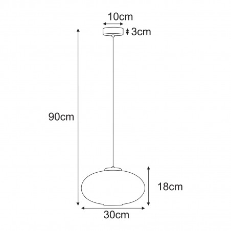 NOWOŚĆ Lampa wisząca K-5670 z serii PESO Kaja