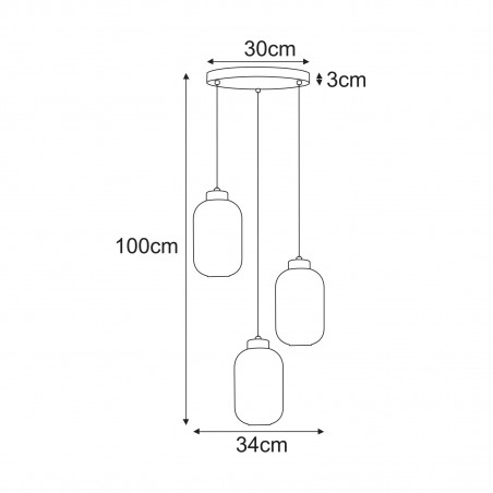NOWOŚĆ Lampa wisząca K-5755 z serii SILVA Kaja