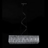 Lampa wisząca Vanessa P0282-07L-F4QL Italux chrom aluminium anodowane