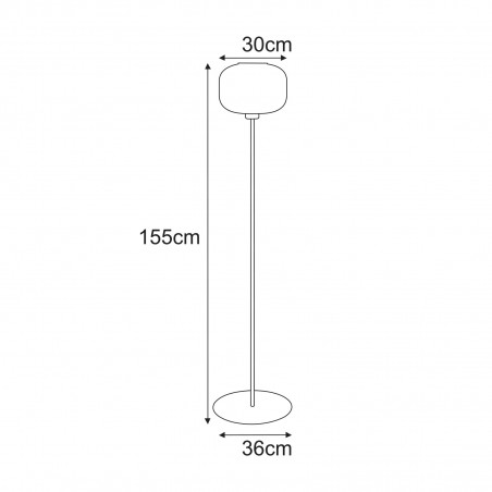 NOWOŚĆ Lampa podłogowa K-5645 z serii SPARTA Kaja