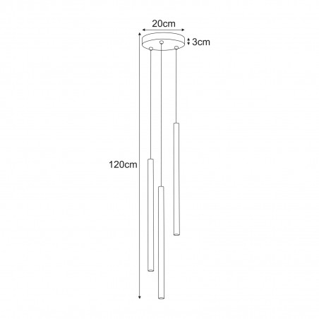 NOWOŚĆ Lampa wisząca K-5836 z serii SUNO Kaja