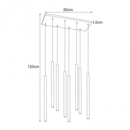 NOWOŚĆ Lampa wisząca K-5837 z serii SUNO Kaja
