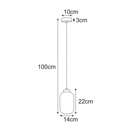 NOWOŚĆ Lampa wisząca K-5730 z serii VILAR Kaja