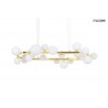 NOWOŚĆ MSE1501100605/MILK MOOSEE lampa wisząca ALURE OVAL 120       złota/mleczna  King Home