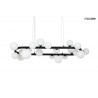 NOWOŚĆ MSE1501100606/MILK MOOSEE lampa wisząca ALURE OVAL 120       czarna/mleczna  King Home