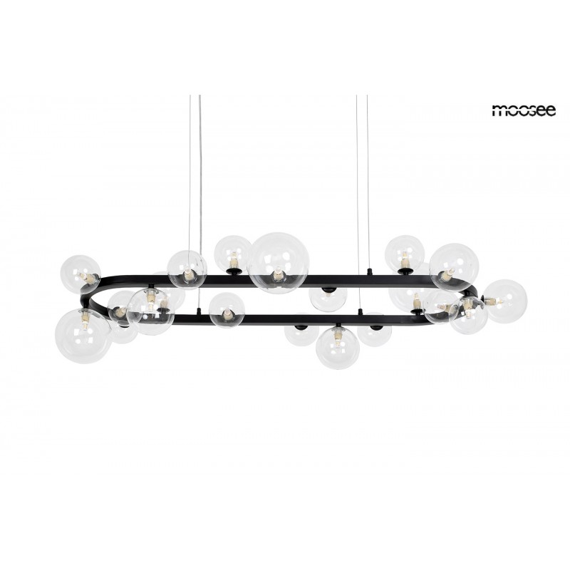 NOWOŚĆ MSE1501100550 MOOSEE lampa wisząca ALURE OVAL 120       czarna  King Home