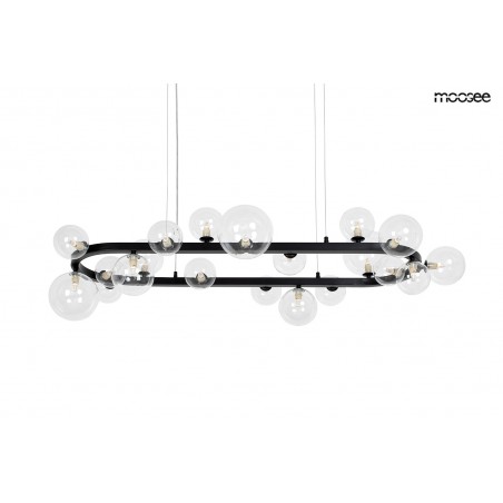 NOWOŚĆ MSE1501100550 MOOSEE lampa wisząca ALURE OVAL 120       czarna  King Home