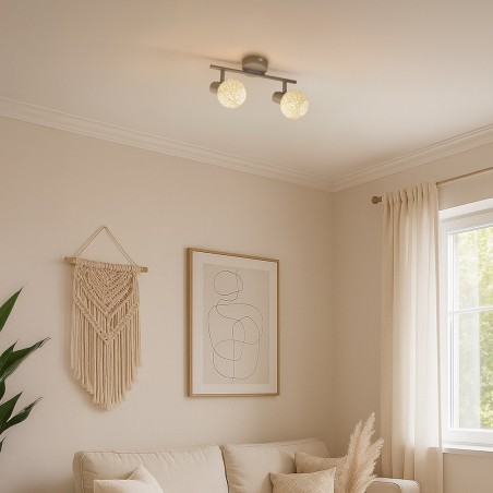 NOWOŚĆ ML2118Lampa sufitowa DEX 2xE14 Milagro