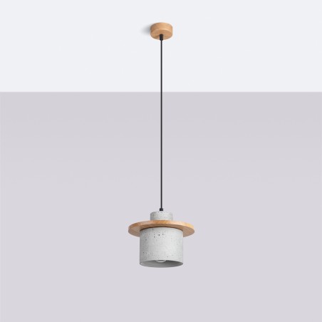 NOWOŚĆ Lampa wisząca MAB betonSL.1363 Sollux