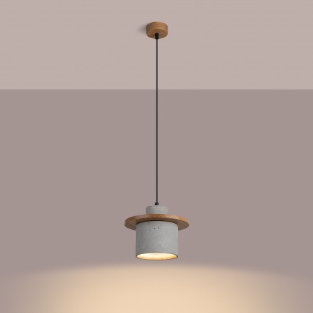 NOWOŚĆ Lampa wisząca MAB betonSL.1363 Sollux