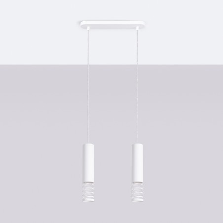 NOWOŚĆ Lampa wisząca LAMI 2 białySL.1687 Sollux