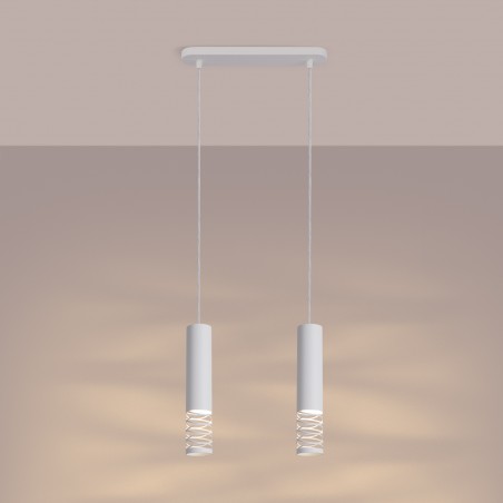 NOWOŚĆ Lampa wisząca LAMI 2 białySL.1687 Sollux