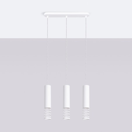 NOWOŚĆ Lampa wisząca LAMI 3L białySL.1688 Sollux