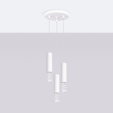 NOWOŚĆ Lampa wisząca LAMI 3P białySL.1689 Sollux