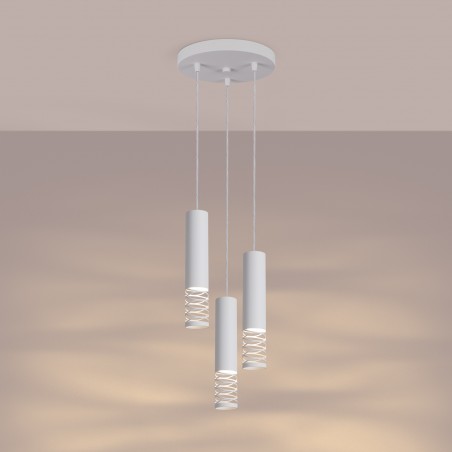 NOWOŚĆ Lampa wisząca LAMI 3P białySL.1689 Sollux