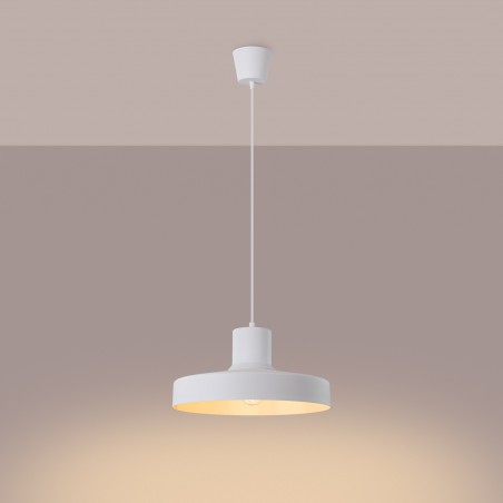 NOWOŚĆ Lampa wisząca BILO białaSL.1702 Sollux