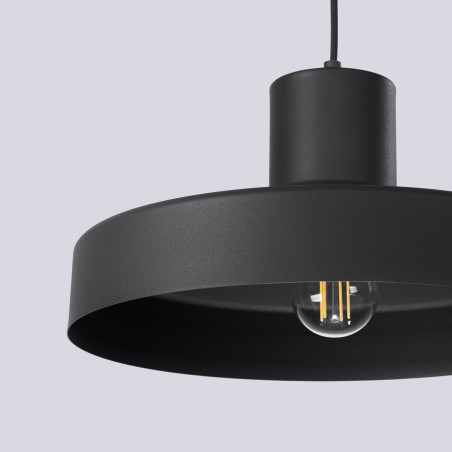 NOWOŚĆ Lampa wisząca BILO czarnaSL.1703 Sollux