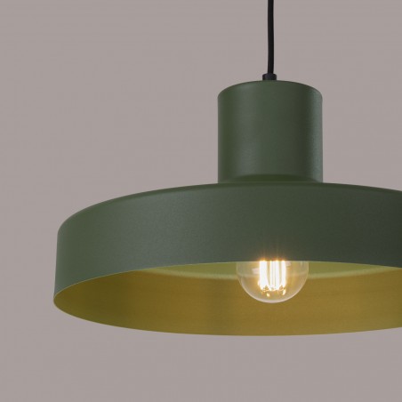 NOWOŚĆ Lampa wisząca BILO zielona oliwkaSL.1705 Sollux