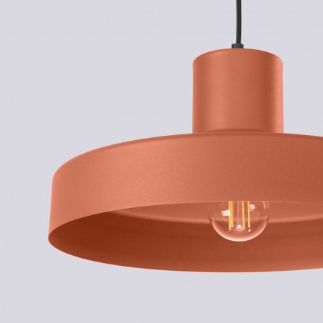 NOWOŚĆ Lampa wisząca BILO ochra czerwonaSL.1706 Sollux